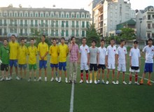 Ảnh giao hữu bóng đá giữa MDI với đội E17 