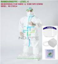 Trang phục phòng dịch cấp độ 4 (đường may ép seam)